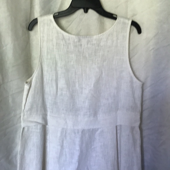 Sweet Jessie Linen 100% midi dress Sz S - Picture 7 of 11